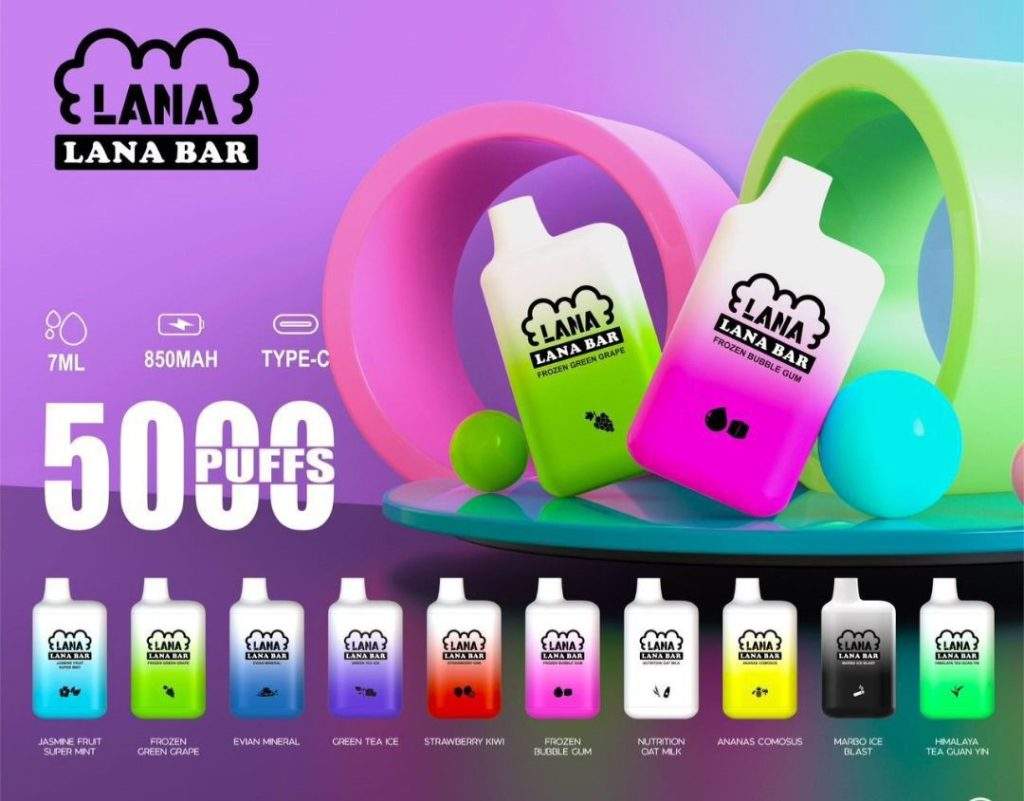 LANA 5000口味推薦清單｜拉娜一次性電子菸熱銷口味展示